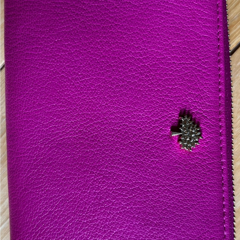 Mulberry Glossy Pink Continental Wallet